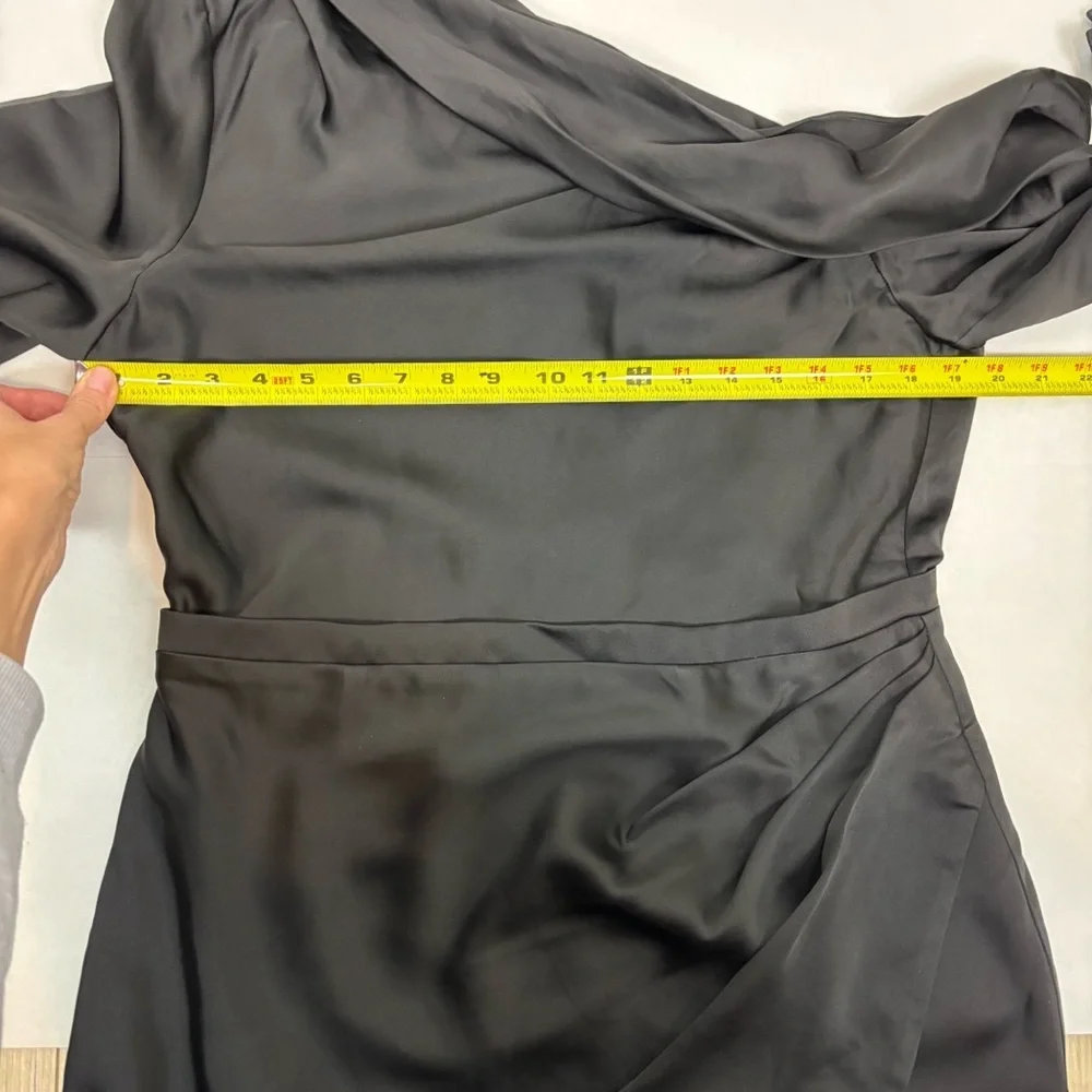 Flaw SIMKHAI Cameron Dress in Black Size 12 - Picture 12 of 14